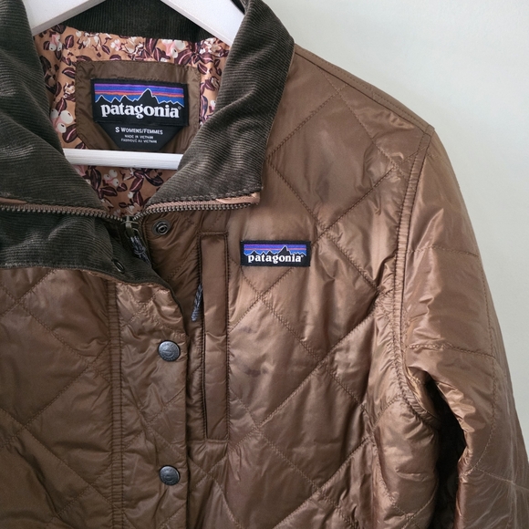 Patagonia S Gorpcore Hiking Cottagecore Diamond Quilted Back Pasture Jacket - Picture 3 of 15